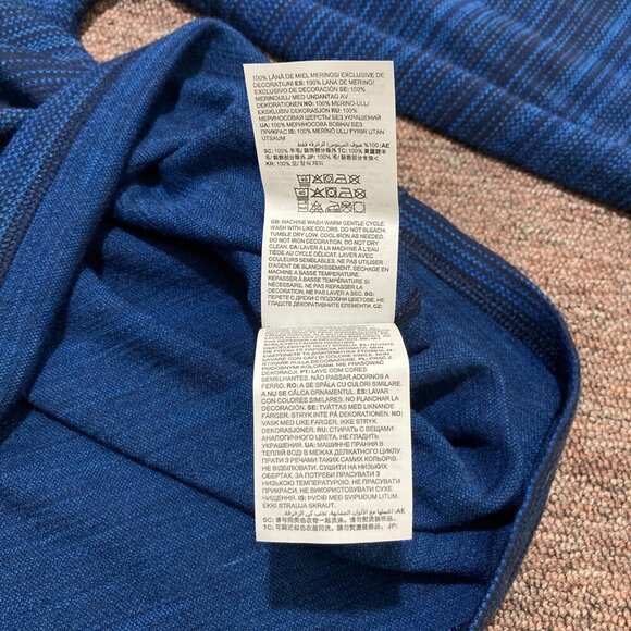 SMARTWOOL Men's M Classic Thermal Merino Base Layer Crew Shirt NAVY COLOR SHIFT - Picture 8 of 12